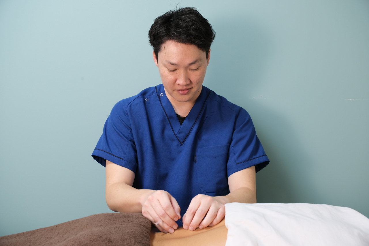 施術の様子